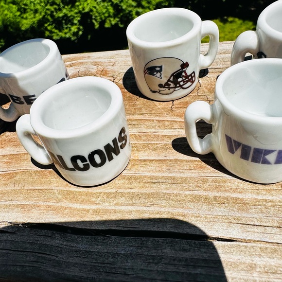 NFL Team Logo Thimble Mini Mug Set (16 teams) vintage - Picture 11 of 14